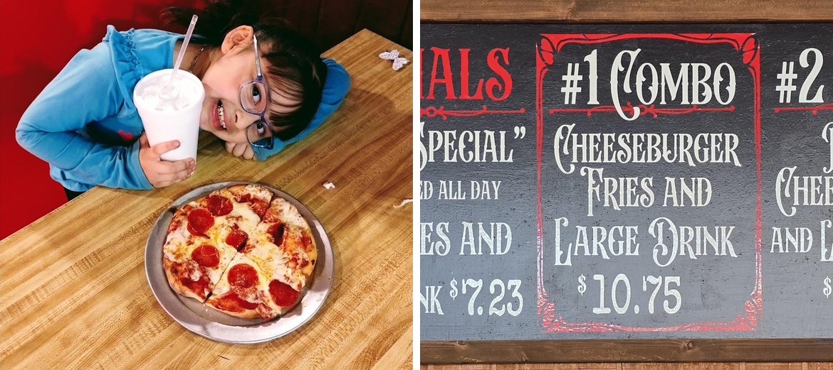 Old Time Pizza Menu