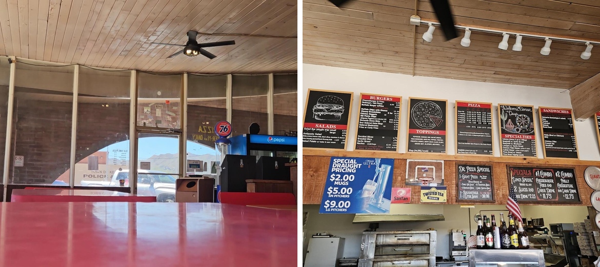 Old Time Pizza Menu