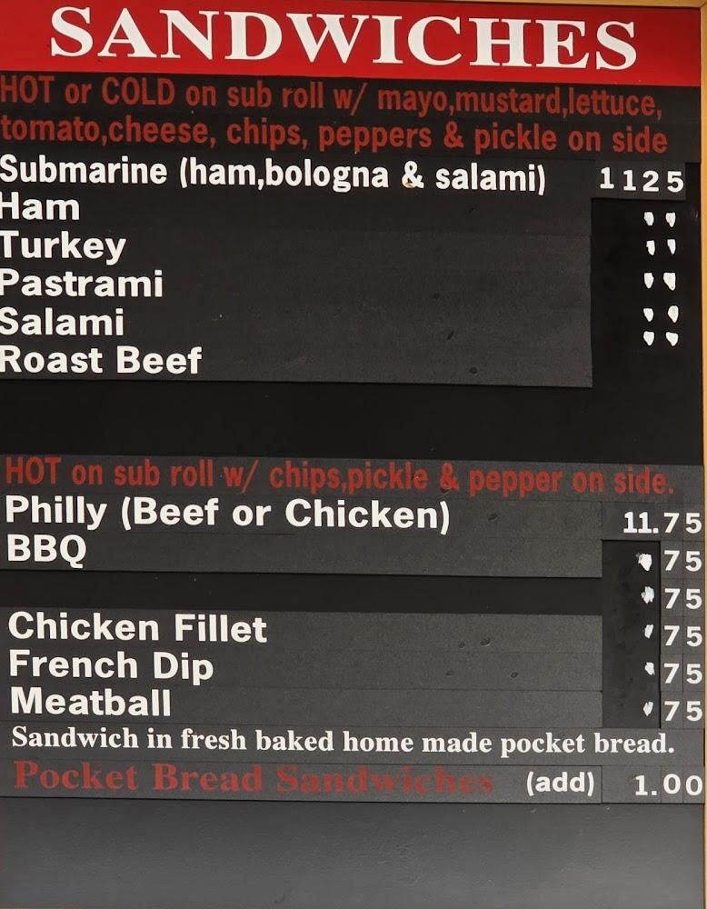 Old Time Pizza Menu image 2